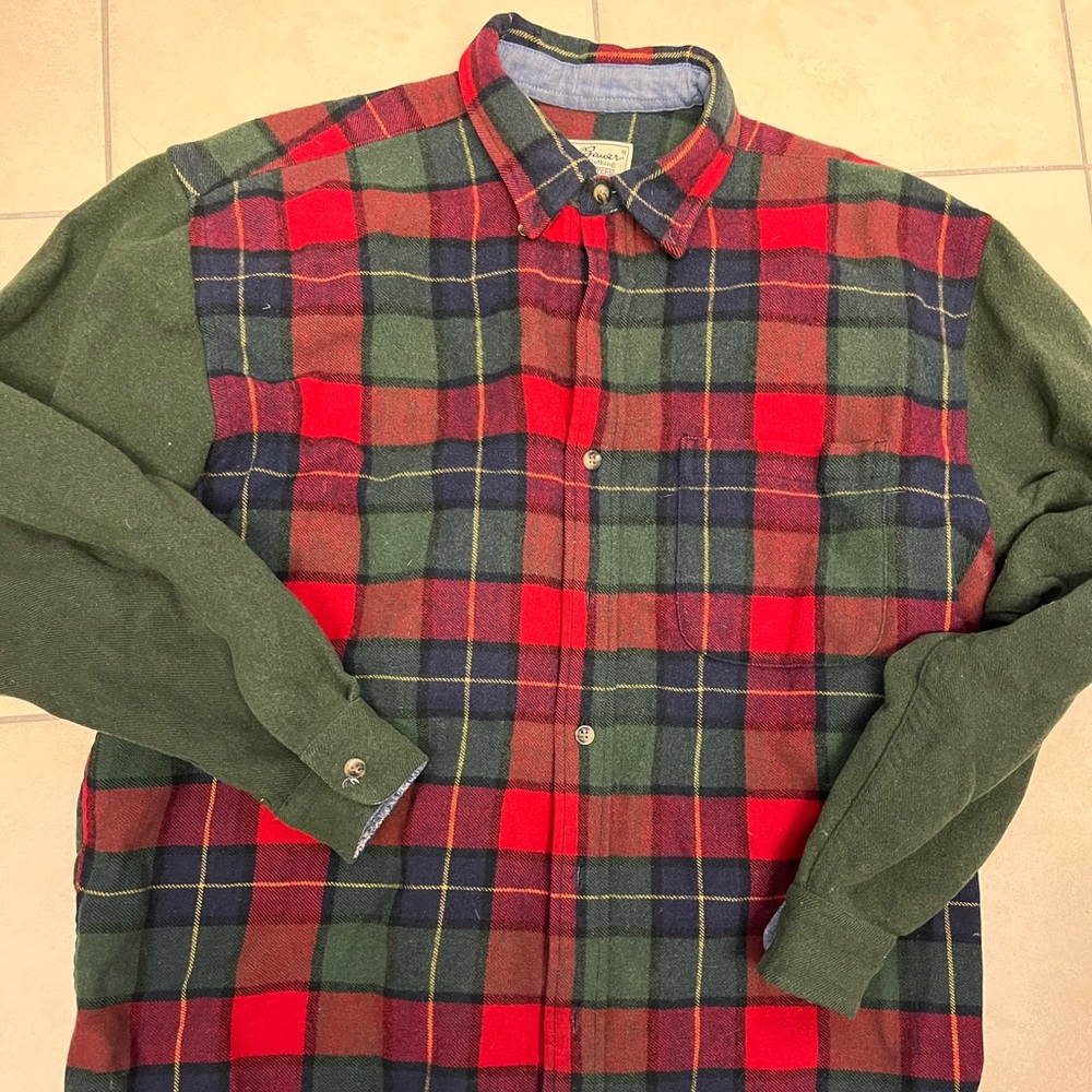 Eddie Bauer men's plaid shirt/shacket
